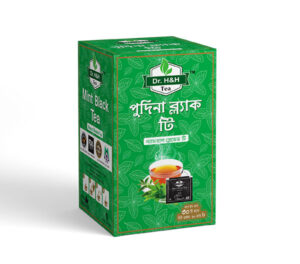 পুদিনা কালো চা ( mint black tea )